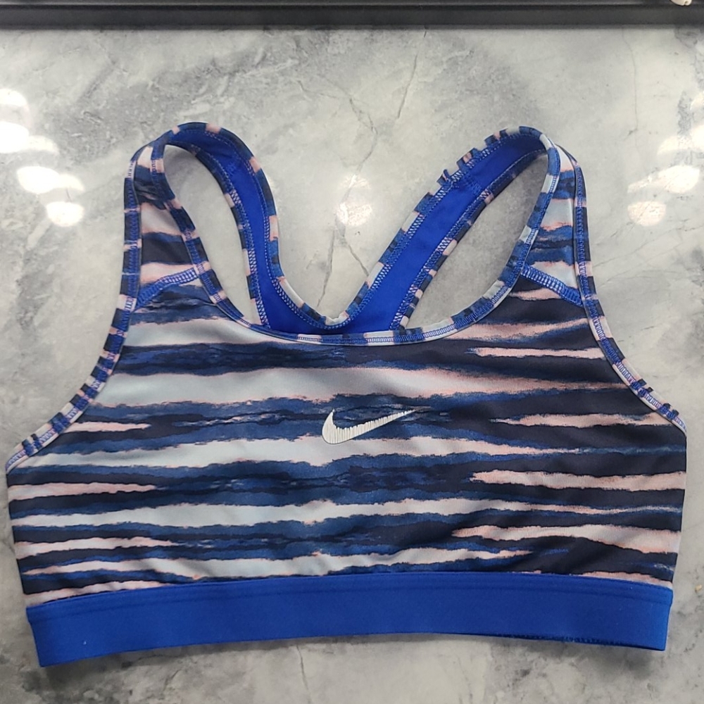 Blue Nike Sports Bra